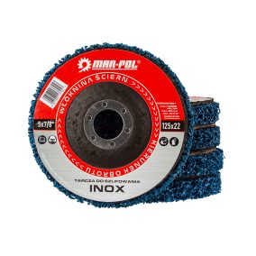 Csiszoló korong 125mm x 22,2mm INOX