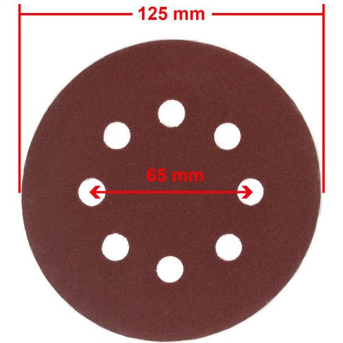 Csiszolókorong 125mm P180