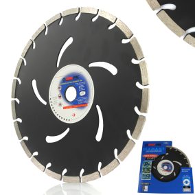 Gyémántvágó korong szegmenses 300 mm fekete Marpol