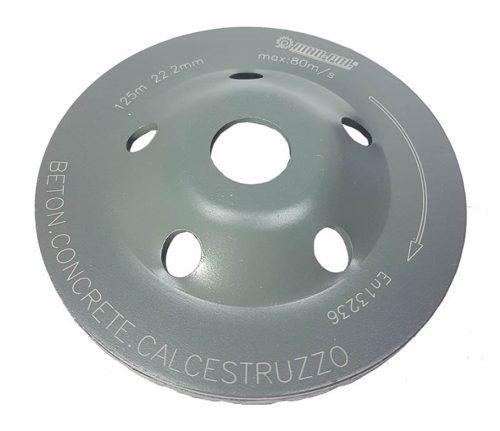 Gyémántcsiszoló korong 125x5x22,2 (Turbo, menet nélküli) Marpol