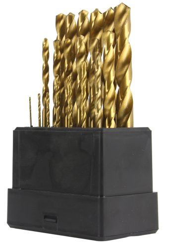 Fémfúró klt TITAN 1-10mm, 19 db-os, Marpol