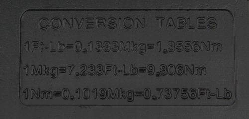 Nyomaték kulcs készlet 1/2" 28-210Nm (17-19-21mm) MAR-POL