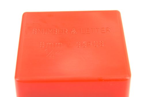 Szám és betű beütő klt-36-db-6mm