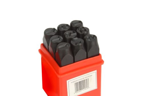 Szám és betű beütő klt-10-db-os Marpol