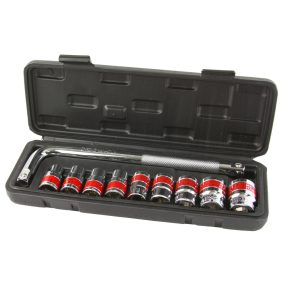 Dugókulcs klt. 1/2", 10 db-os 10-24 mm