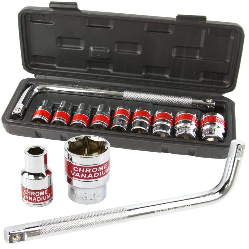 Dugókulcs klt. 1/2", 10 db-os 10-24 mm