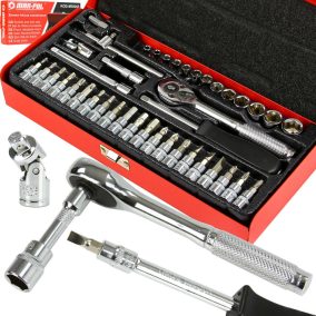  Dugókulcs klt.  1/4" 42 db-os 4-14mm MARPOL