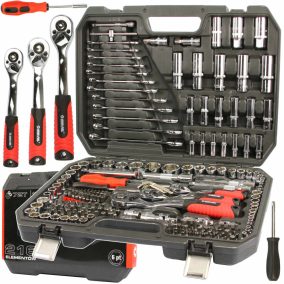   Dugókulcs készlet 1/4", 3/8", 1/2" 216db-os MAR-POL *A
