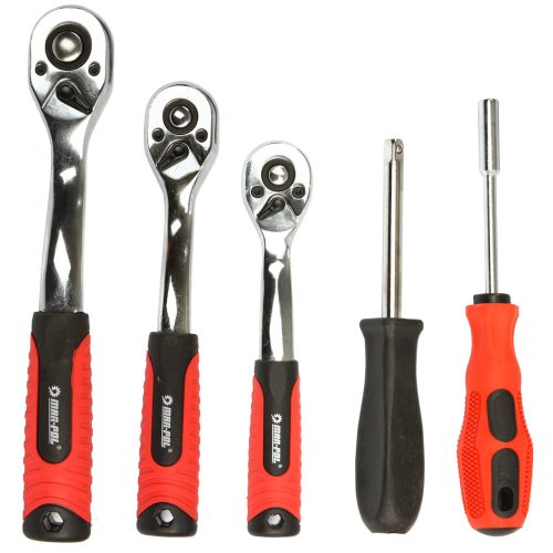 Dugókulcs készlet 1/4", 3/8", 1/2" 216db-os MAR-POL *A