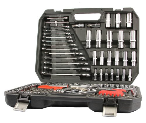 Dugókulcs készlet 1/4", 3/8", 1/2" 216db-os MAR-POL *A