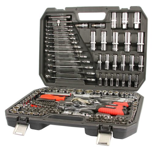 Dugókulcs készlet 1/4", 3/8", 1/2" 216db-os MAR-POL *A