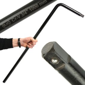 L-alakú kerékcsavarkulcs 3/4" 100cm