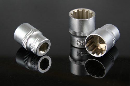 Spline dugókulcs klt. 13db-os 1/4" 4-14mm