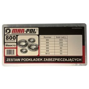 Zár alátétek klt. 800 db-os