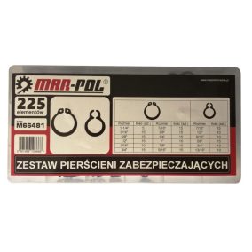 Rögzítőgyűrű klt. 225 db-os