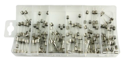 Üveg biztosíték klt. 120 db-os