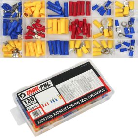 Szigetelt csatlakozó klt. 120 db-os