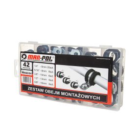 Rögzítőbilincs klt. 42db-os MAR-POL