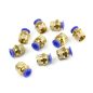 Menetes pneumatikus gyorscsatlakozó készlet 1/4" 6mm 10db