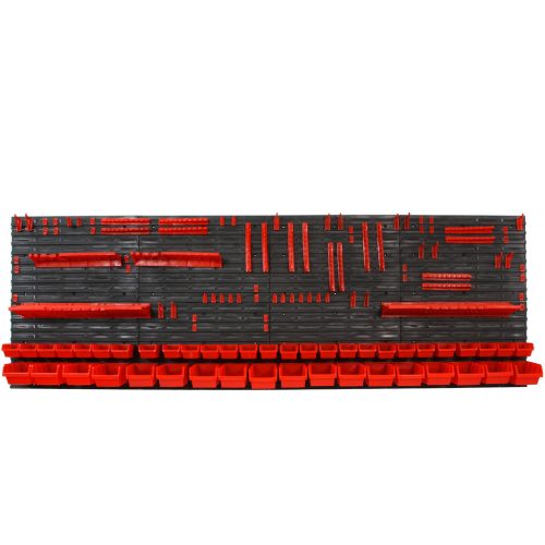 Szerszámfal 230x78 cm, 45 db tálcával