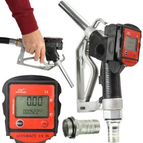 Üzemanyag pisztoly LCD kijelzővel