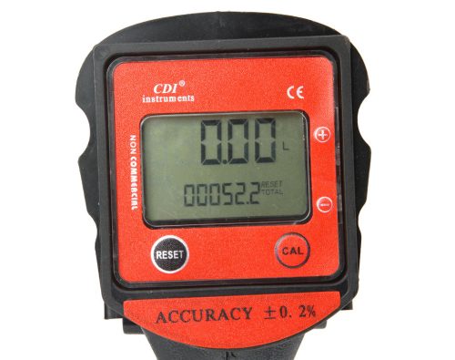 Üzemanyag pisztoly LCD kijelzővel