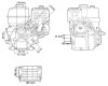 4 ütemű benzinmotor 9LE 270 CM3