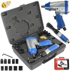   Pneumatikus szerszámkészlet 14db-os légkulcs/racsnis kulcs