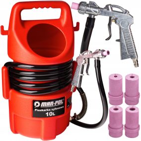 Homokfúvó szifon 10L pisztollyal MAR-POL