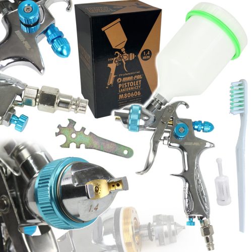 Festékszóró pisztoly HVPL 1,4 mm 600ml /CHROM-PROFI MAR-POL