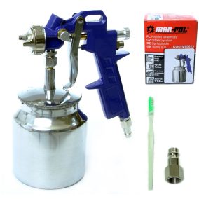 Festékszoró pisztoly alsó tartályos