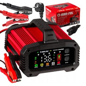 Impulzus akkumlátor töltő 25A, 12/24V MAR-POL