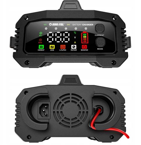 Impulzus akkumlátor töltő 25A, 12/24V MAR-POL