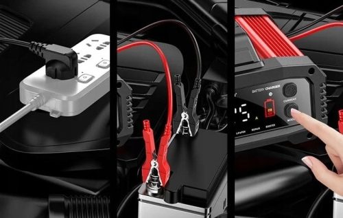 Impulzus akkumlátor töltő 25A, 12/24V MAR-POL