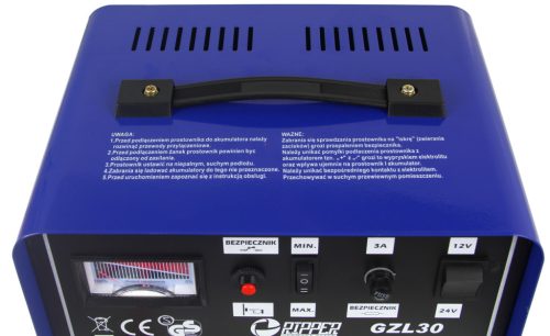 Akkumulátor töltő 12-24V MAR-POL GZL-30