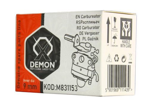 Karburátorr 9mm, Demon bozótvágókhoz
