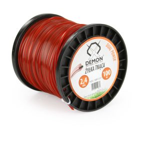 Fűnyíródamil  kétkomponensű 2,4mmx100m szögletes *A