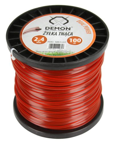 Fűnyíródamil  kétkomponensű 2,4mmx100m szögletes *A