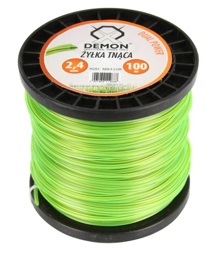 Fűnyíródamil  kétkomponensű 2,4mmx100m csillag *A