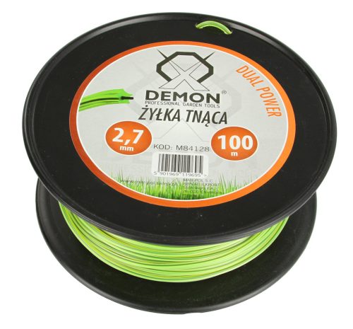 Fűnyíródamil  kétkomponensű 2,7mmx100m csillag *A