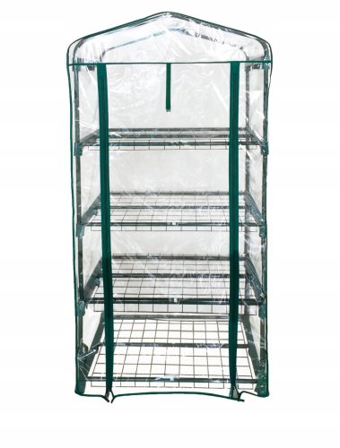 Kerti üvegház 4 polcos, 69x50x160cm