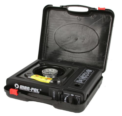 Hordozható palackos kemping gázfőző MAR POL.