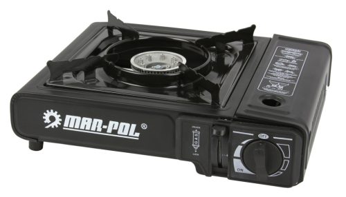 Hordozható palackos kemping gázfőző MAR POL.