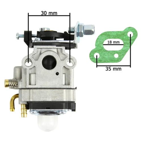 Benzinmotoros fűkasza karburátor 10 mm