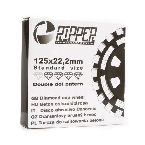Szegmenses csiszolótárcsa betonhoz 125 mm/22,2 mm két pontos