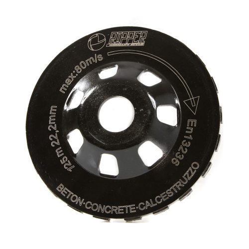 Szegmenses csiszolótárcsa betonhoz 125 mm/22,2 mm két pontos
