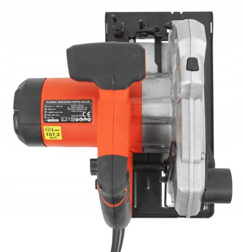 Elektromos kézi körfűrész 230V, 185mm, 1650W NOTIG *A