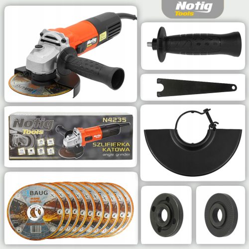 Saroksziszoló 230 V, 125 mm, 850 W NOTIG