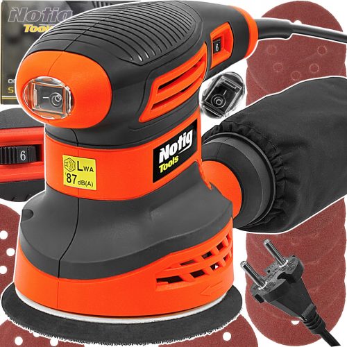 Oszcillációs csiszológép 230 V, 125 mm, 350 W NOTIG *A