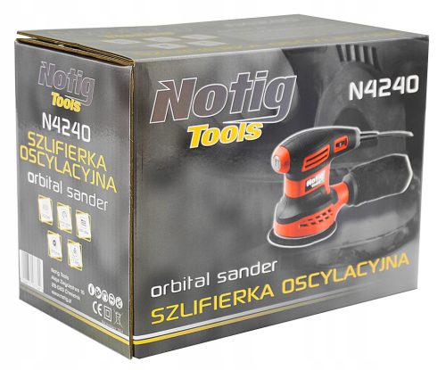 Oszcillációs csiszológép 230 V, 125 mm, 350 W NOTIG *A